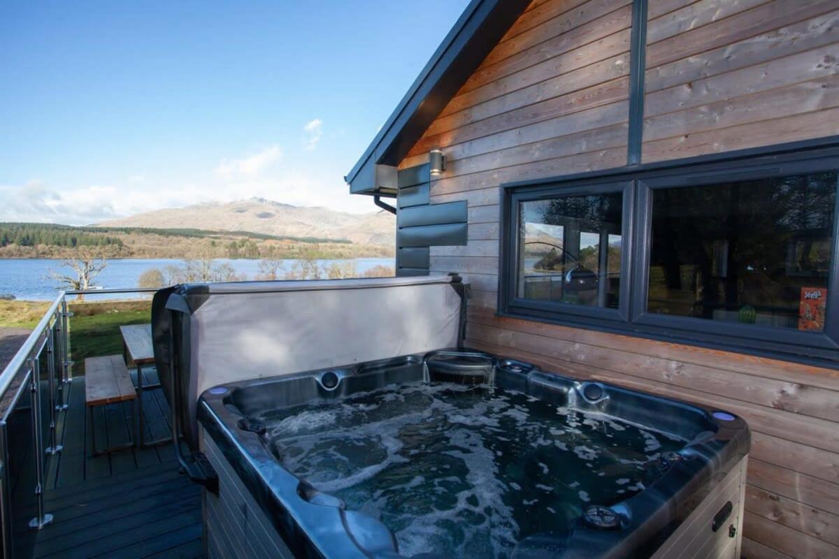 New Build Lodge With Stunning Views Of Loch Awe Hayfield  Eksteriør bilde